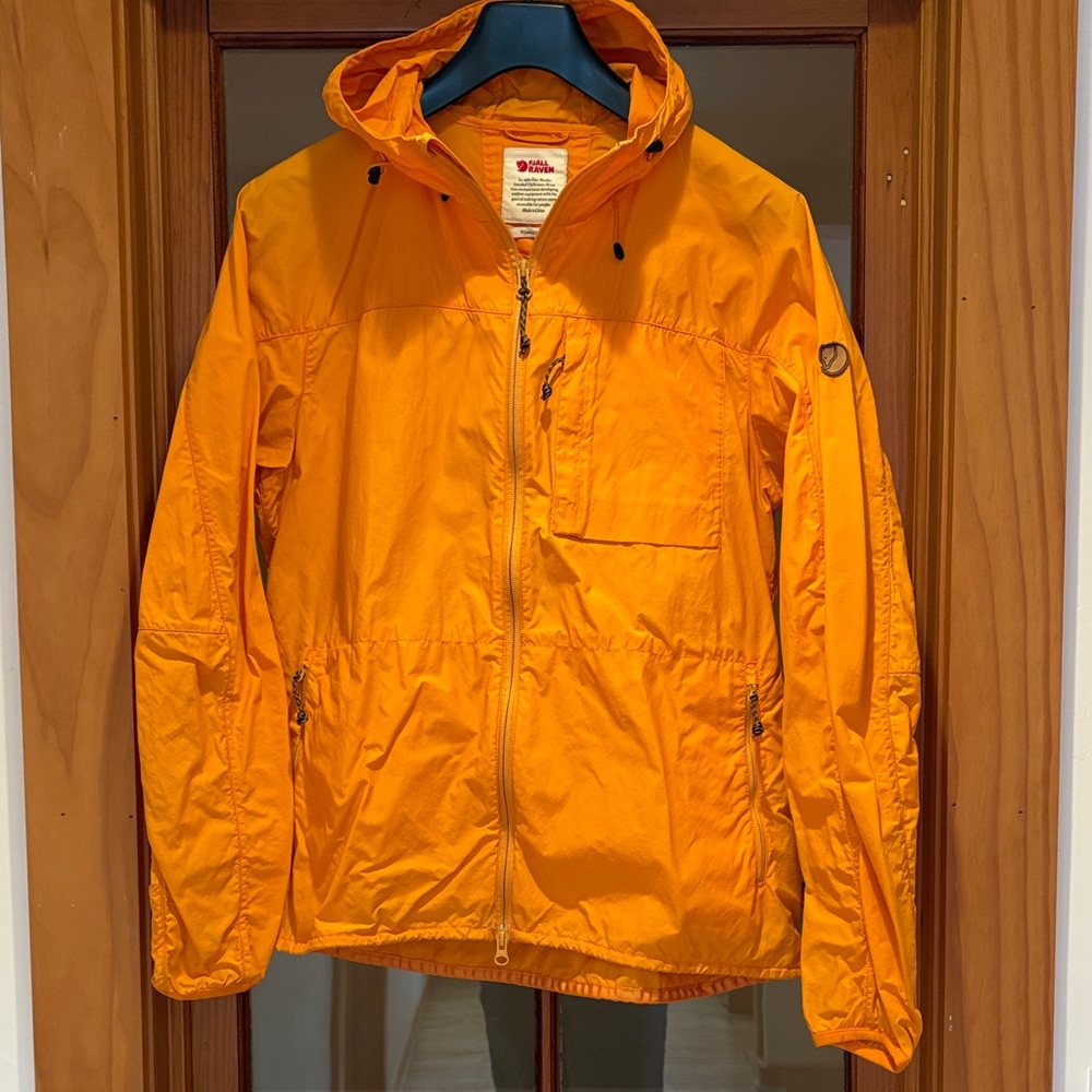 Fjallraven Orange Hooded Jacket